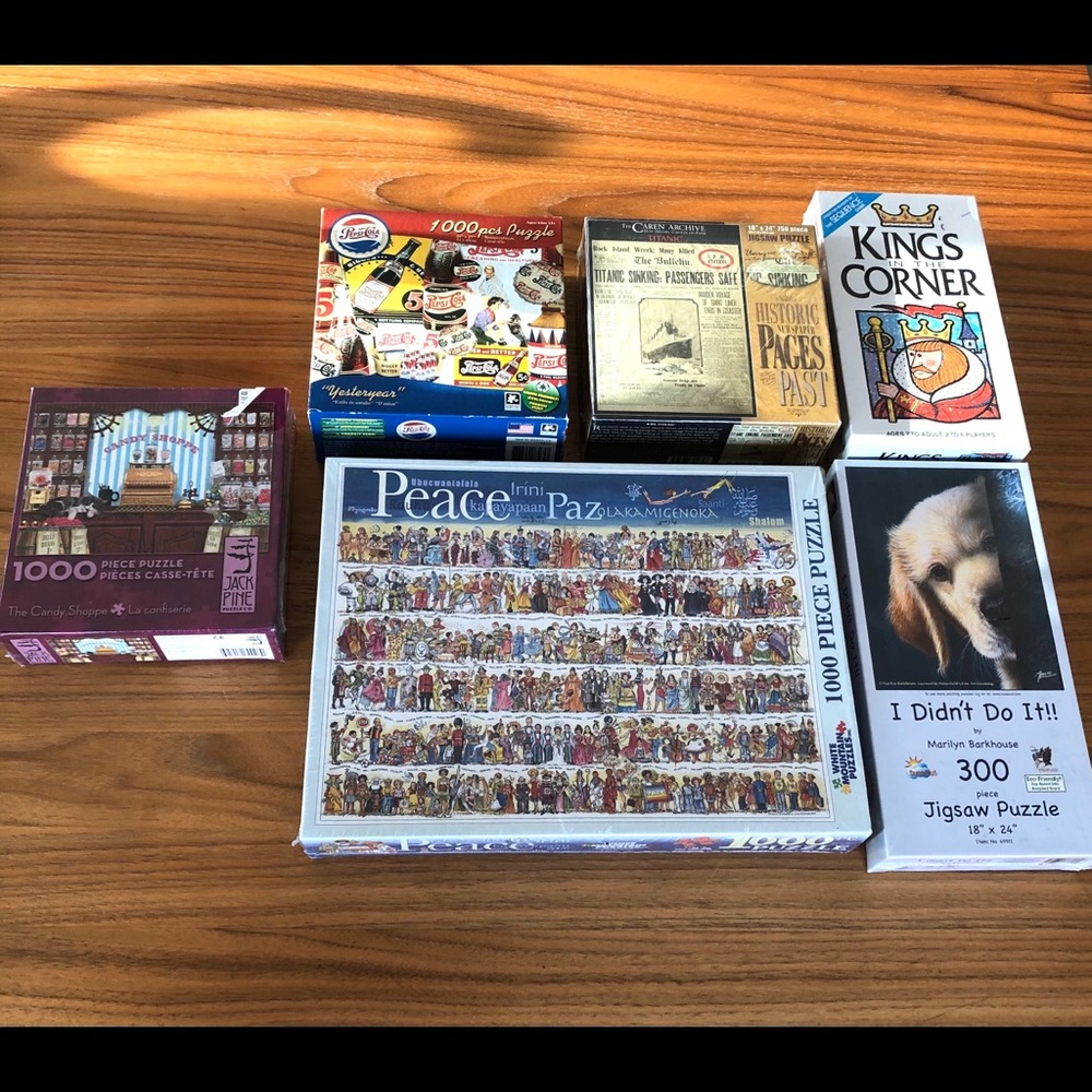 Puzzles & Games collectors new in boxes BUNDLE SET